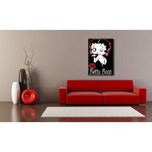 Ručne maľovaný POP Art obraz Betty Boop  bb (POP ART obrazy)