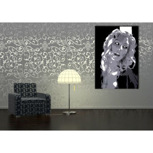 Ručne maľovaný POP Christina Aguilera  ca2 (POP ART obrazy)