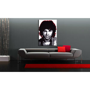 Ručne maľovaný POP Jim Morrison  jm (POP ART obrazy)