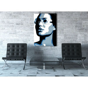 Ručne maľovaný POP Art obraz Angelina Jolie  aj (POP ART obrazy)