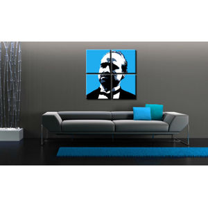 Ručne maľovaný POP Art obraz Marlon Brando 4 dielny  mb4 (POP ART obrazy)