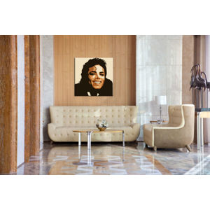 Ručne maľovaný POP Art obraz Michael Jackson  mj6 (POP ART obrazy)