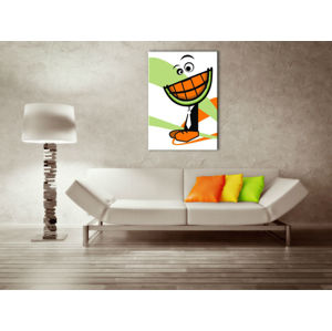 Ručne maľovaný POP Art obraz MELON  melon (POP ART obrazy)