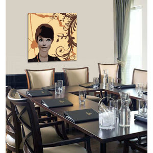 Ručne maľovaný POP Art obraz Audrey Hepburn  ah7 (POP ART obrazy)