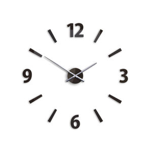 Moderné nástenné hodiny KLAUS WENGE HMCNH061-wenge