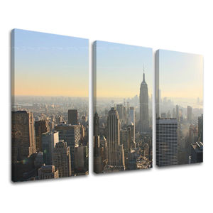 Obraz na stenu 3 dielny MESTO / NEW YORK ME117E30 (moderné obrazy na plátne)