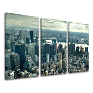 Obraz na stenu 3 dielny MESTO / NEW YORK ME118E30 (moderné obrazy na plátne)